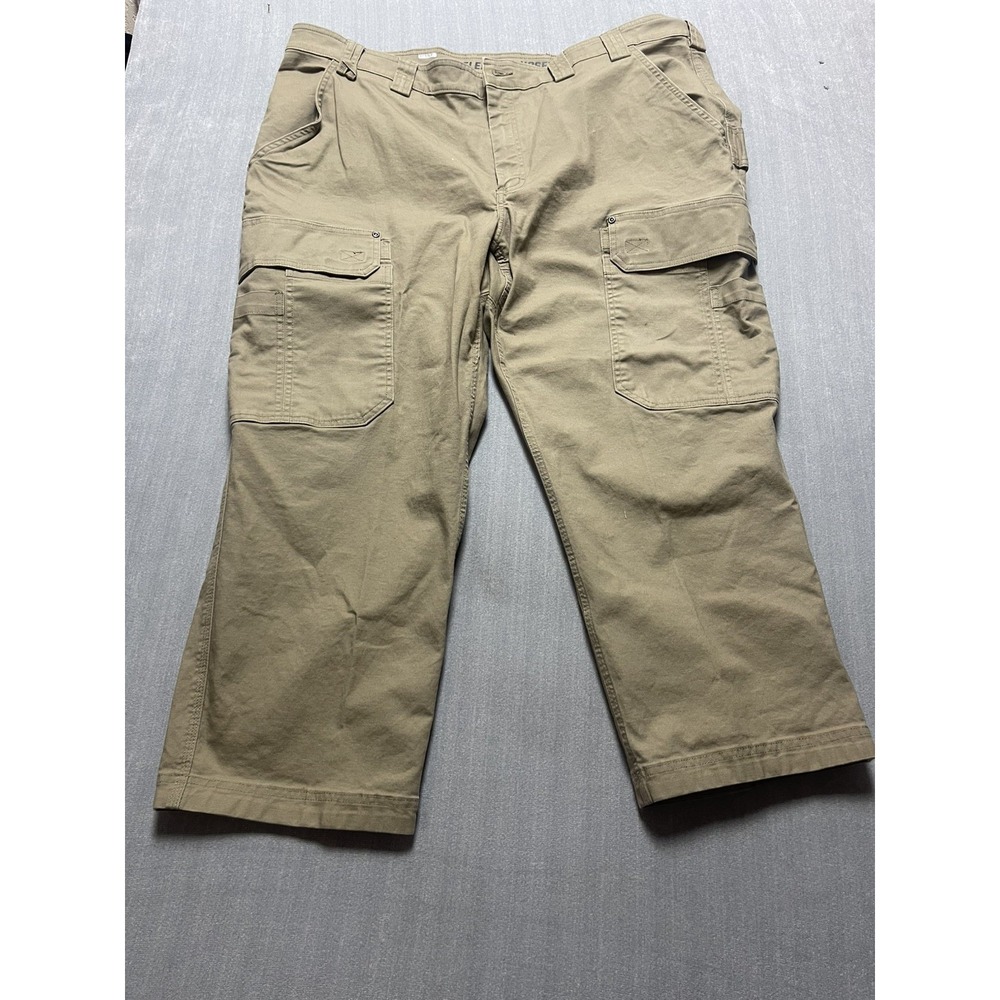 Duluth Trading Co. Flex Fire Hose Cargo Pants Men's 46 x 28 Khaki Work Pants